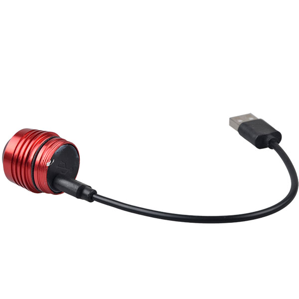 220mAh Li-Polymer Battery Powered USB Rechargeable Bike Light
