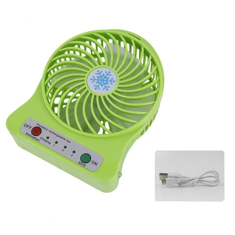 1PC Portable Personal Mini Fan Adjustable 3 Speed USB Rechargeable Fans Home Office Desk Cooler Fan Summer Air Cooler