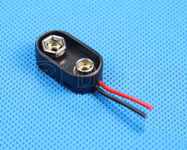 I Type Plastic Housing 9 Volt Battery Snap Connector