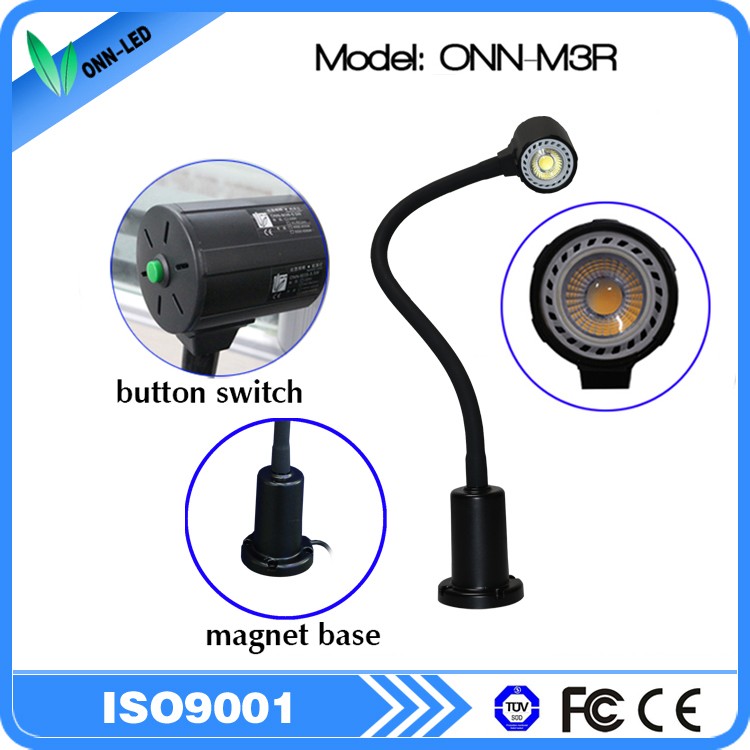 profesional manufacture flexible led work light magnetic base