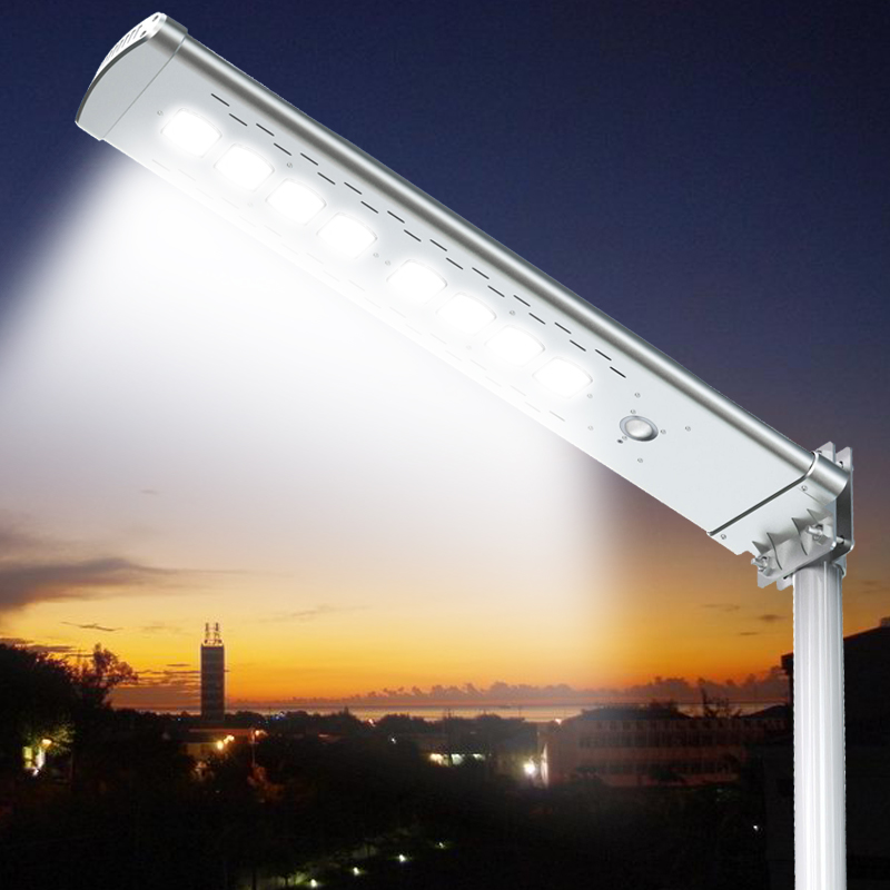 Hot selling 45W solar commercial street light lampade solar