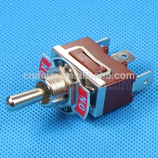 KN3C-103P 12MM 15A 250V 3Pin ON OFF ON 3 Position SPDT Toggle Switch