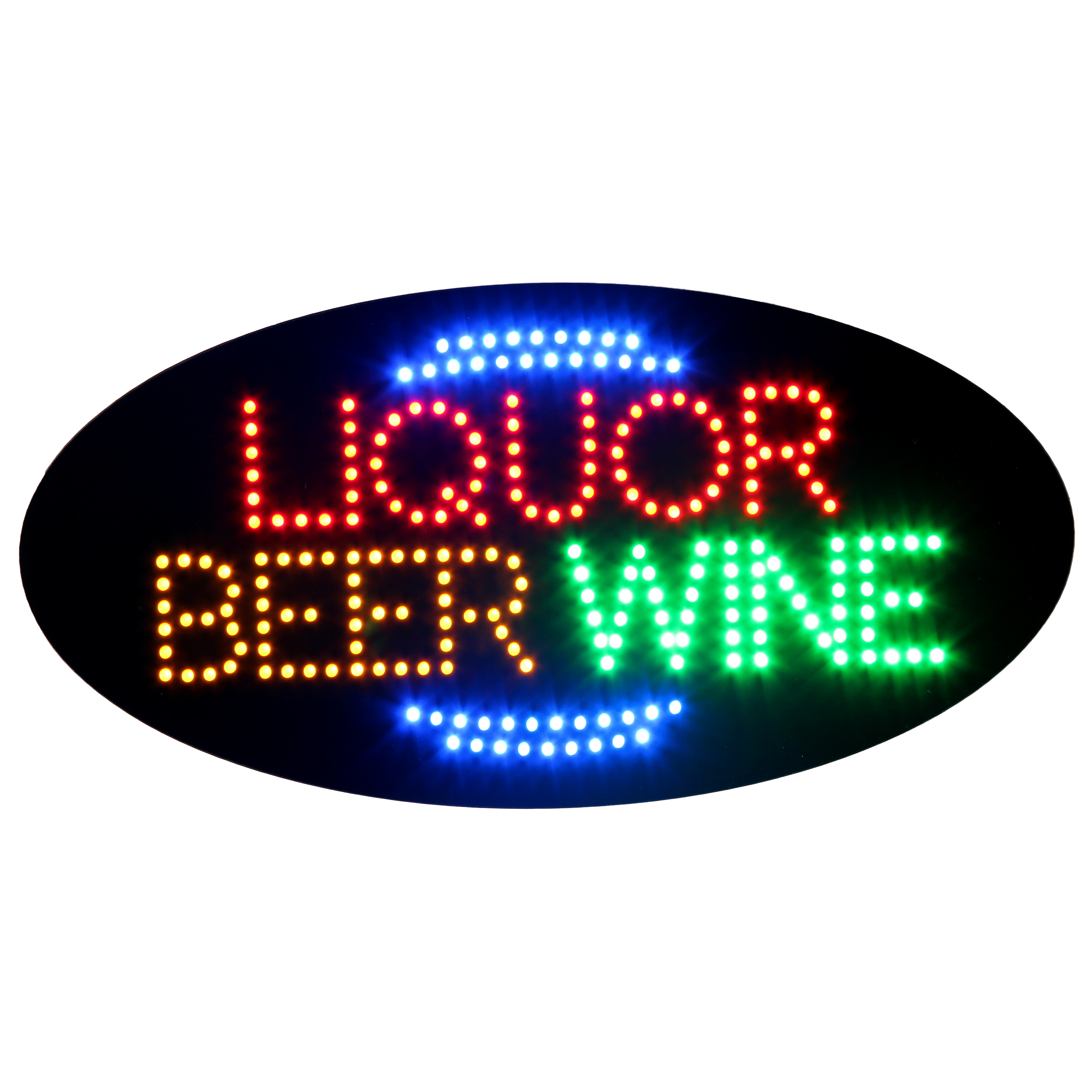 Hot Sell Flashing LED Sign 9*19Inch Business Advertising Acrylic LED Displays Lighted Signs for Beer & Wine Supplier