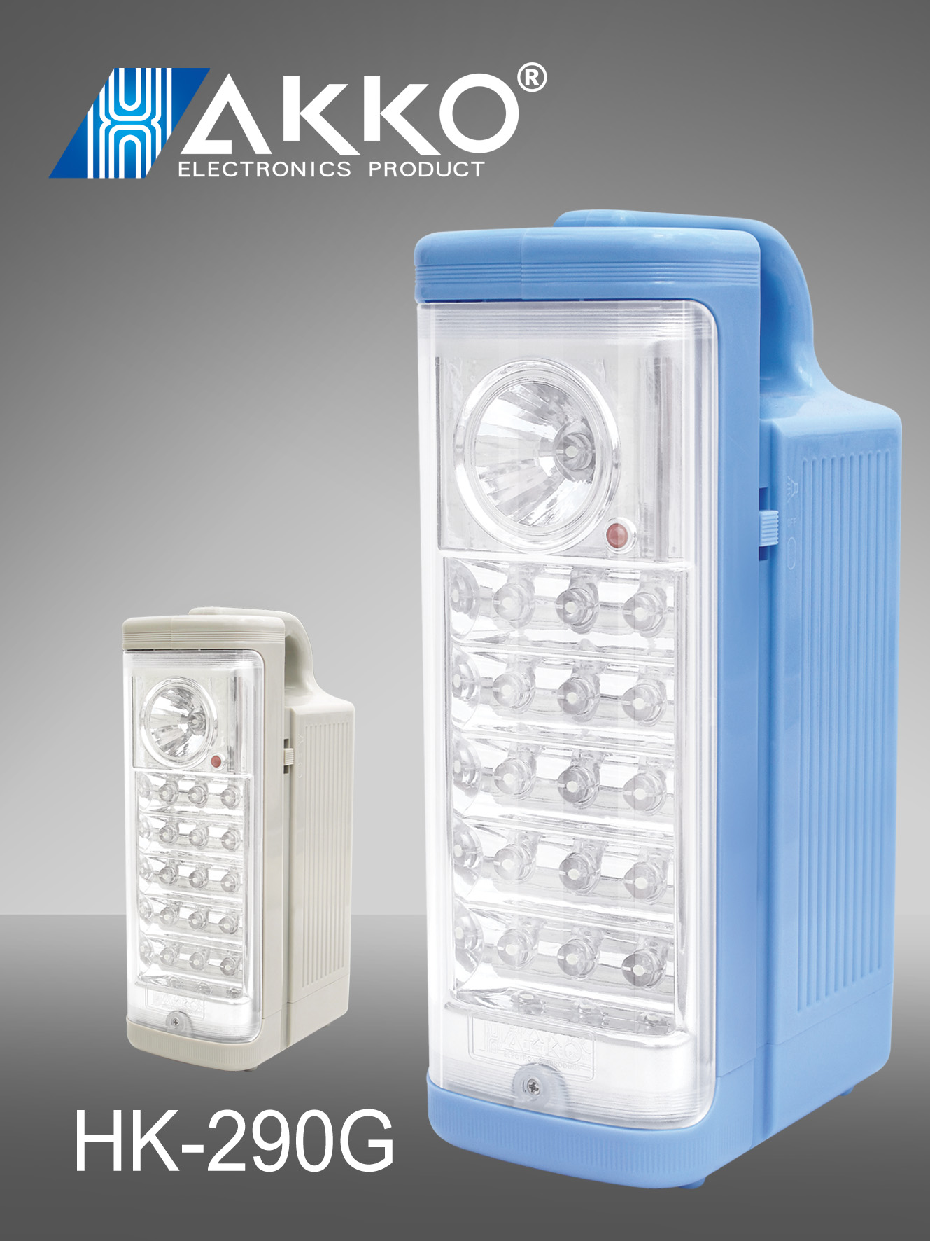 2019 popular blue solar Rechargeable Led Emergency Light For Home Use