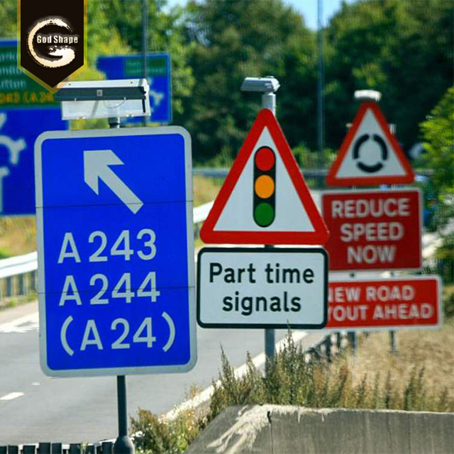 Exterior Traffic Sign Non-Illuminated Metal Craft Display Signage