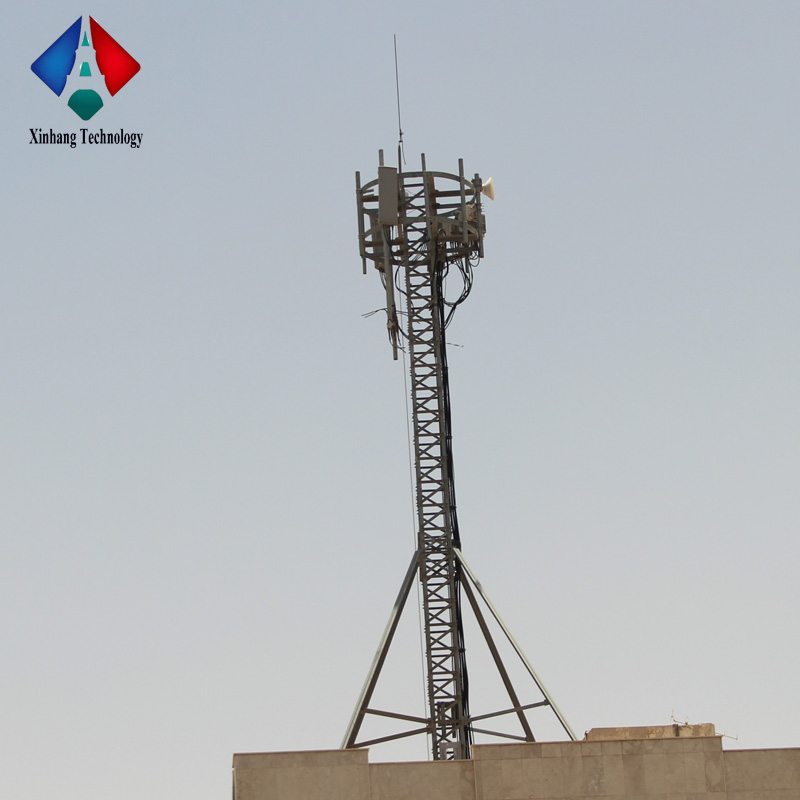 Different Heights Communication Angle Roof Antenna Tower