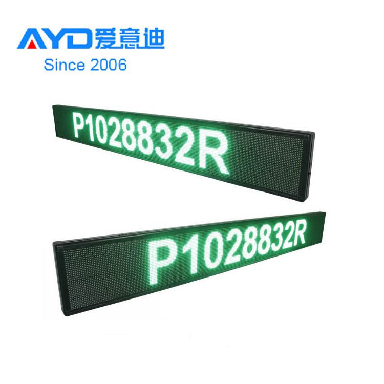 P10 32*288cm Outdoor Use Programmable LED Advertising Display Board Single Side LED Scrolling Message Board