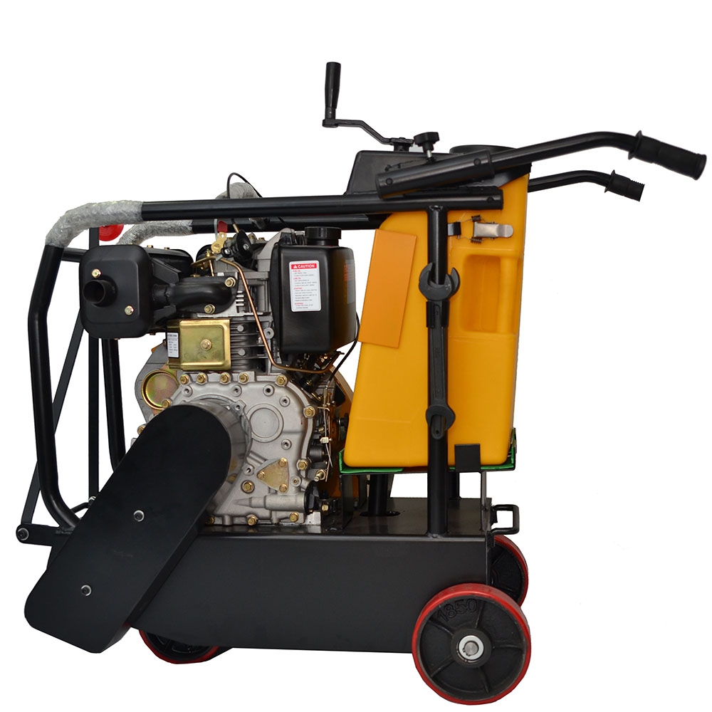 Asphalt Concrete Pavement Road Cutting Saw Machine With Water Tank