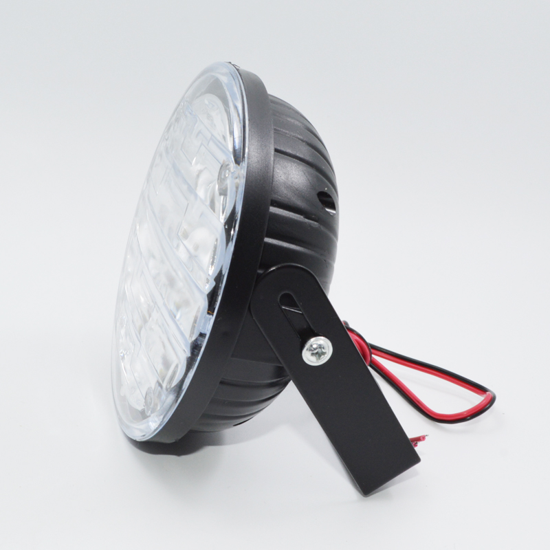 New 2Pcs 12V 18 LED Round Car Driving Daytime Running Light DRL Fog Lamp Bright White Car LED Offroad Work Light