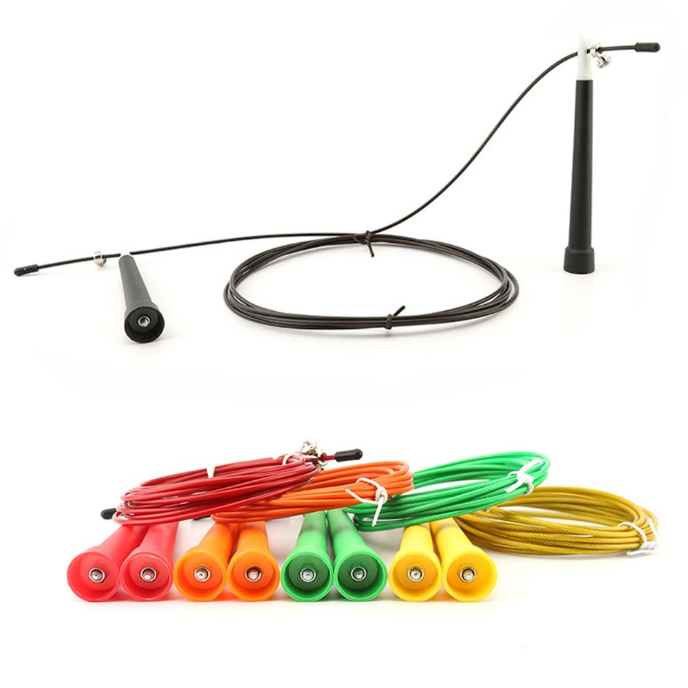 Steel Wire Skipping Skip Adjustable Jump Rope Fitnesss Equimpment Exercise Workout 3 Meters