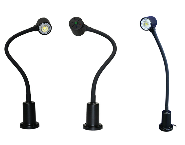 led machine lamp magnetic base 5w /led gooseneck machine lamp