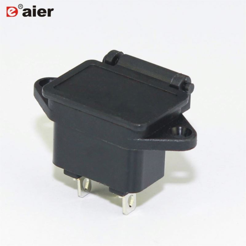 High Quality 3-pin plug IEC AC power socket