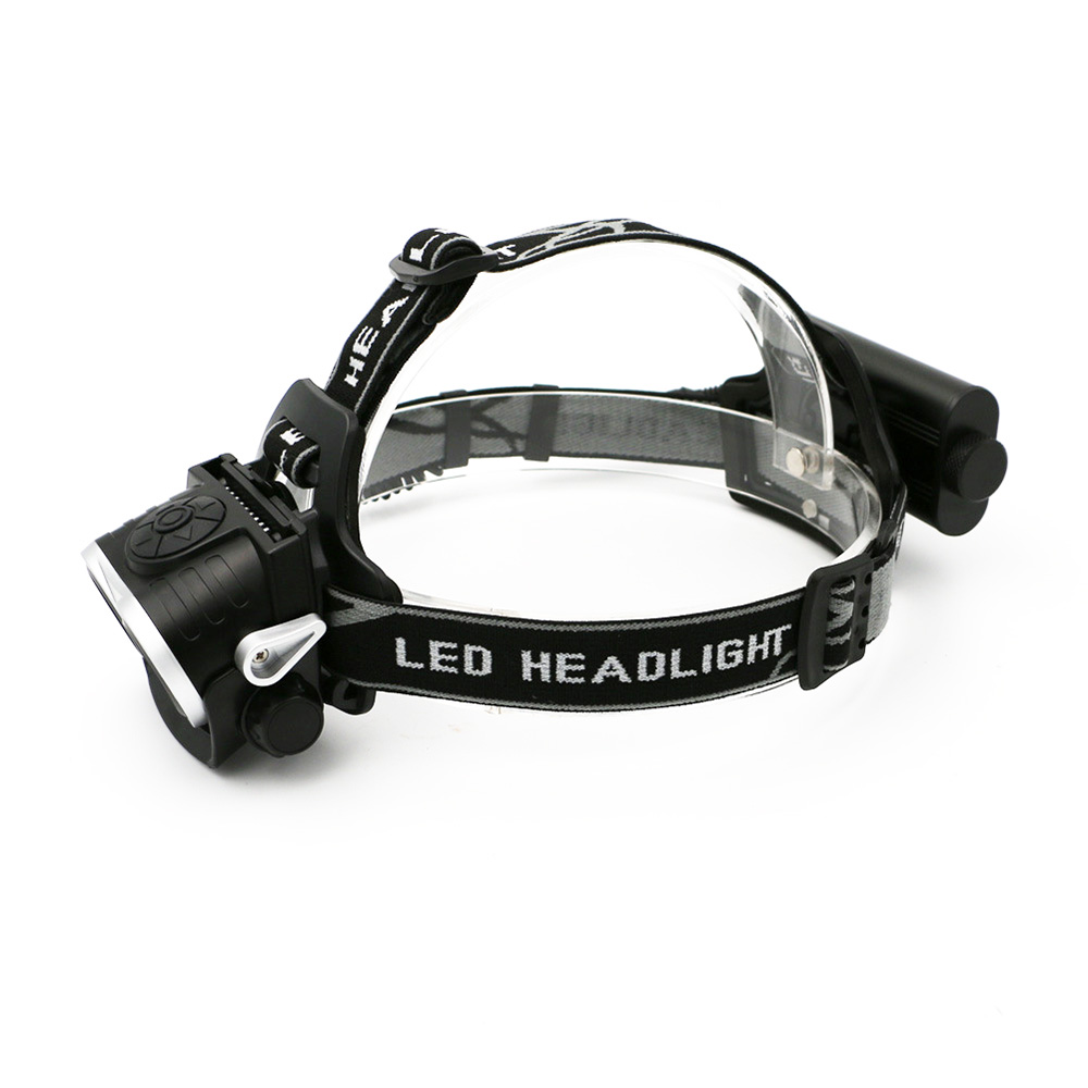 2019 New Style  High Power Outdoor Camping10W Aluminum Alloy Rechargeable Emergency  LED Headlamp