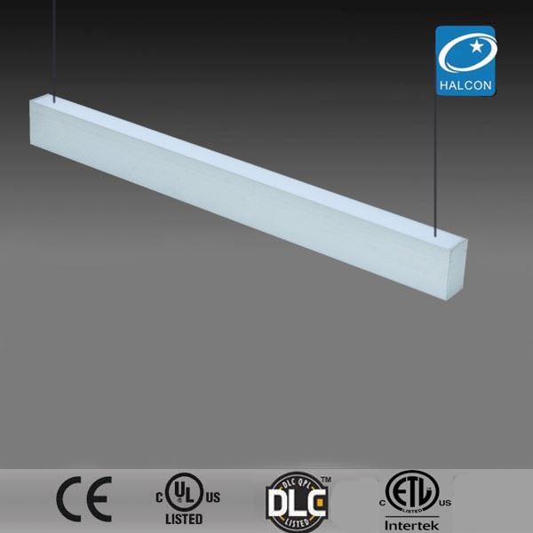 Dimmable Office LED Flat Batten Fitting Circle Pendant Light Linear Led