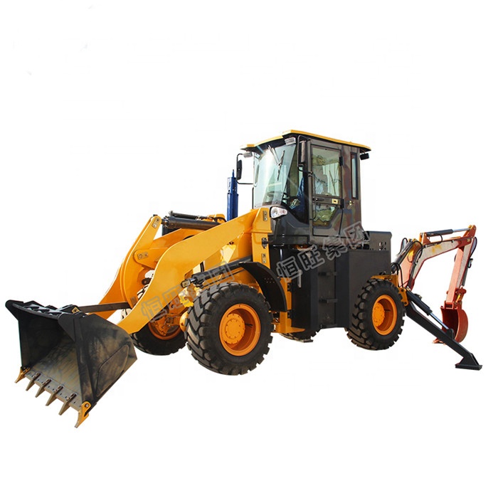 mini used 4 in 1 bucket tractor loader backhoe for sale