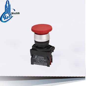 high quality mushroom head push button switch/emergency push pull XDL21-BC42