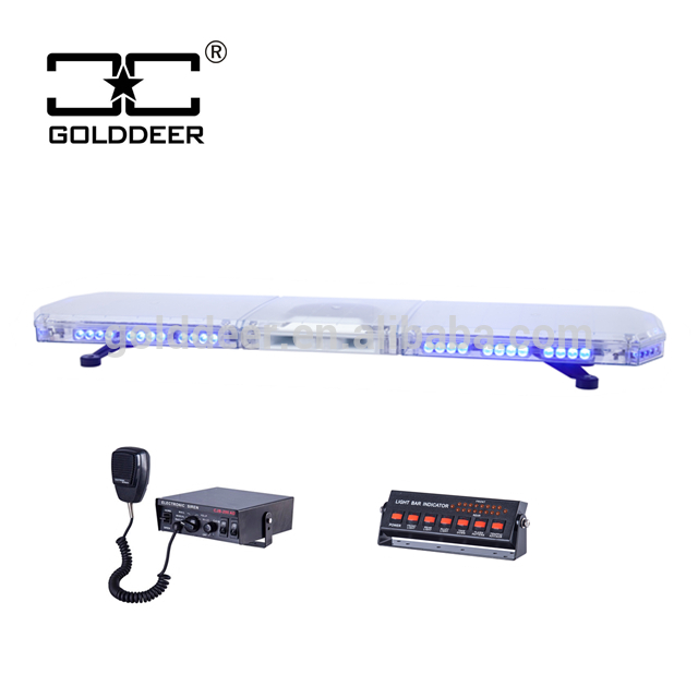 Super-thin police lightbar led emergency light bars with speaker