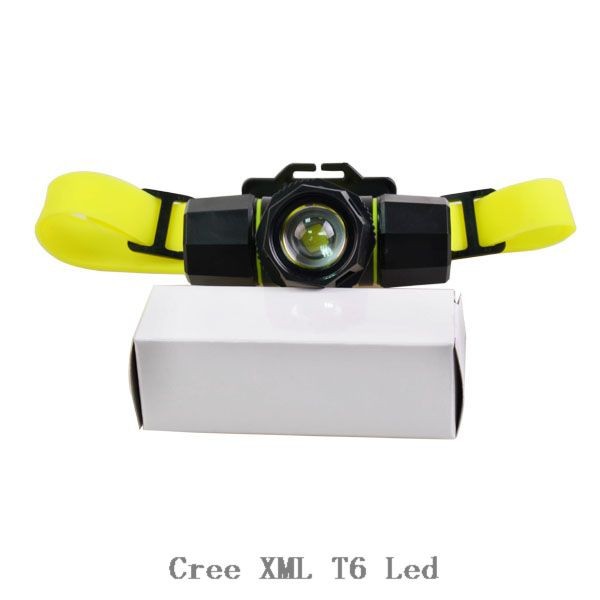 High Power T6 Rechargeable Battery ABS LED Diving headlamp Diving head light