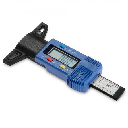 1.14 LCD Display Digital Tyre Tread Depth Gauge 0-25.4mm New