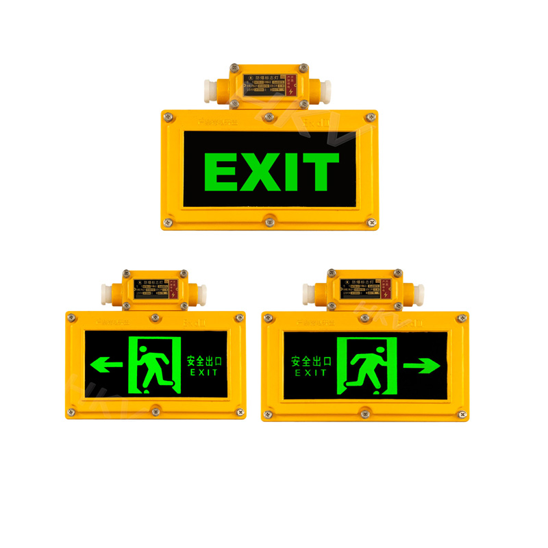 High Quality convenient and practical IP65 explosion-proof  LED emergency light Exit Sign