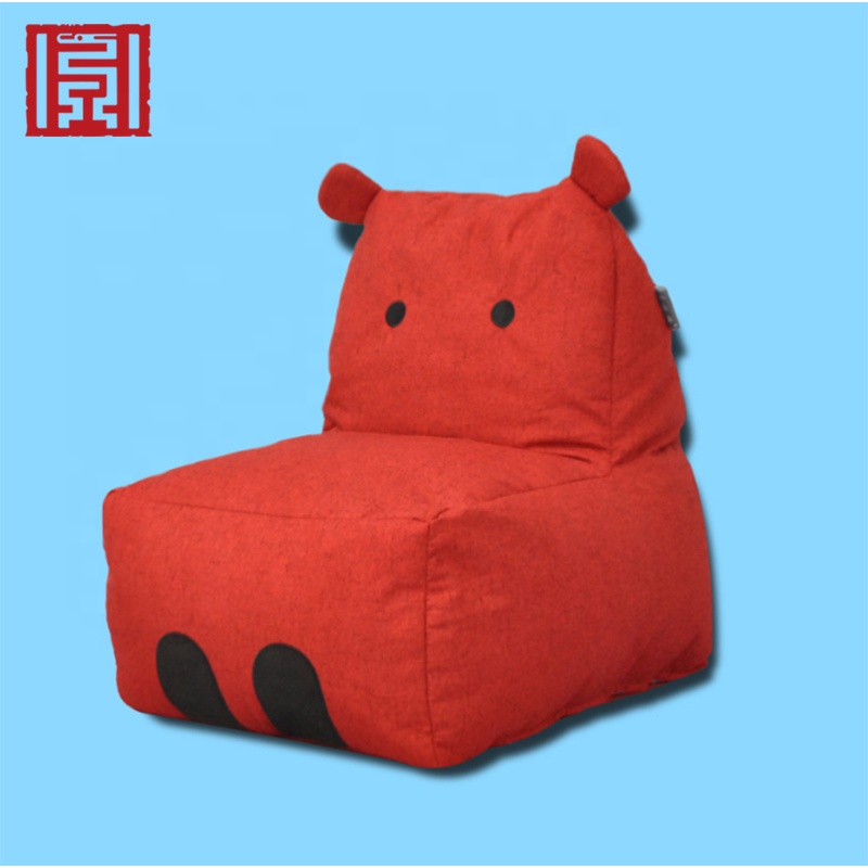 Custom Waterproof Indoor Children Lazy Panda Bean Bag Beanbag Baby Sofa Chair for Kids