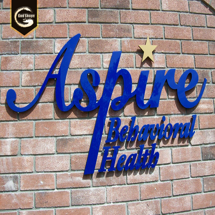GS SIGN High grade non-illuminated metal fabricated Brushed Steel 3D Letters