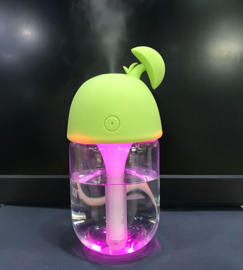 200ml Cool Mist Ultrasonic Humidifier, Lovely Mushroom Air Innovations Better Sleep at Camp