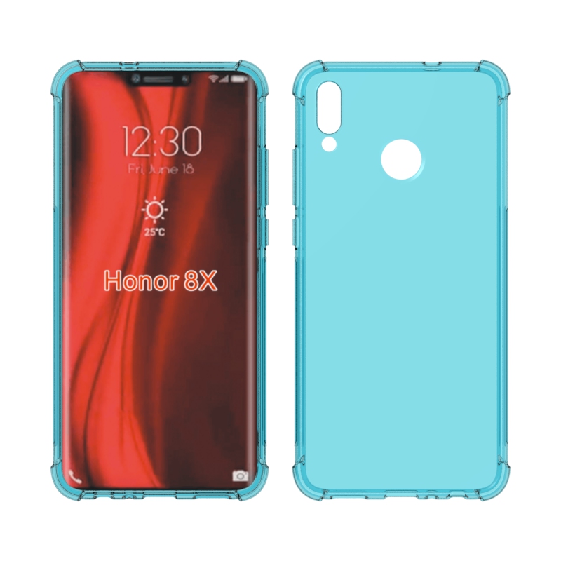 Transparent Shockproof soft Tpu cover case For Huawei honor 8X