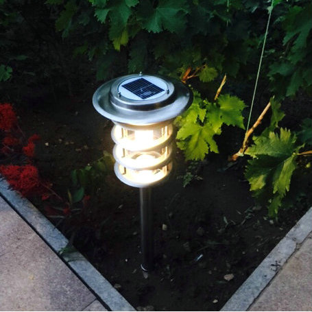 stainless steel  Outdoor garden led yard solar led energy lamp