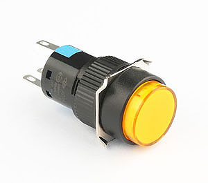 factory direct sale 10mm 12mm 16mm mini illuminated push button light switch