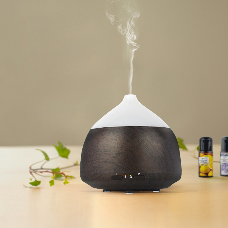 Hidly 2017 new design wood grain high quality 100ml portable essential oil ultrasonic aroma diffuser france