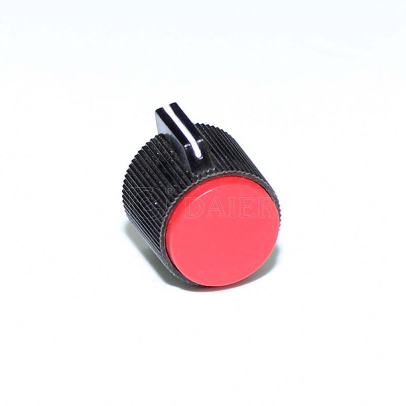 Potentiometer Rotary Control Knobs 6mm Shaft Dia Red Knobs For Potentiometer