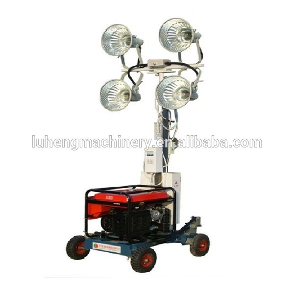 4x1000w 50Hz 9m Mobile Light Tower/Trailer Light Tower