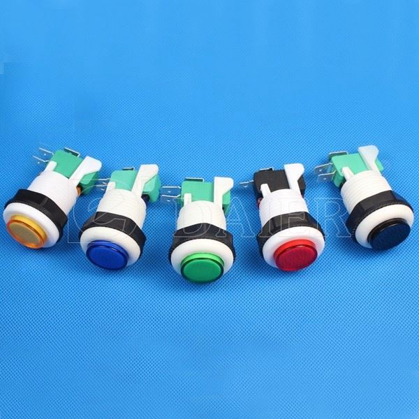 16A 250V RED Push Button Micro Switch LED