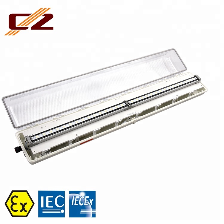 ATEX IECEXFull plastic Explosion- proof 2x36w Fluorescent light fittings