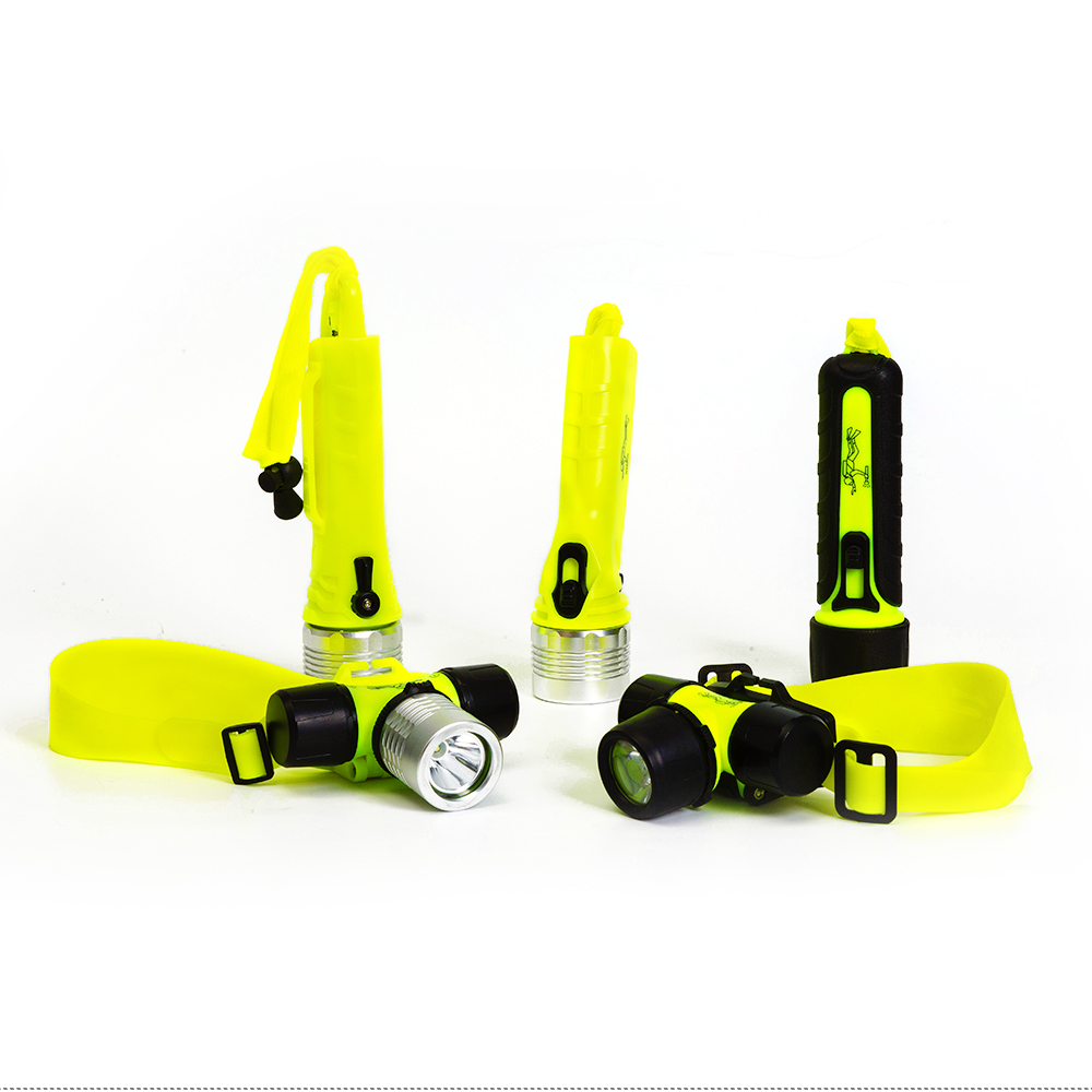 Scuba Diving Ip68 Waterproof Outdoor Portable Underwater Flashlight