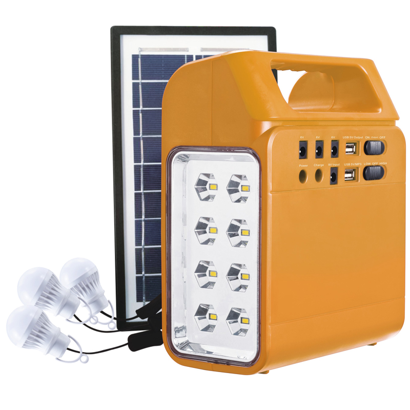 Multifunction  Portable Home Lighting Solution Solar Power Kits System