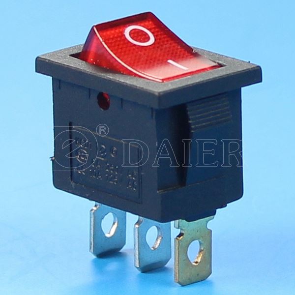 MINI SPST ON OFF Light Rocker Switch 6A 250VAC