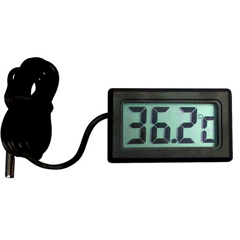 1 Piece LCD Digital Gauge Thermometer for Freezer Car Refrigerator Fridge Incubator Fish Tank Temperature Meter