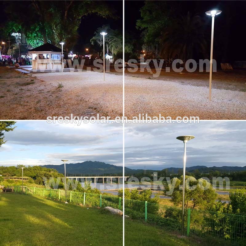 High quality power waterproof motion solar led light pir sensor for street parking home gate pillar all in one