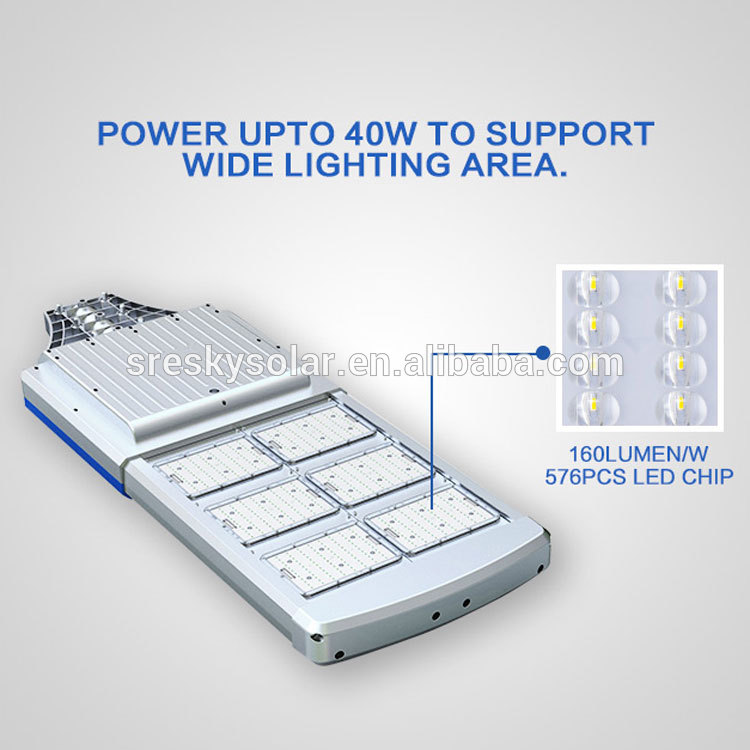 New Design Garden Led Lighting,11 W Solar Street Light Li-Ion Battery