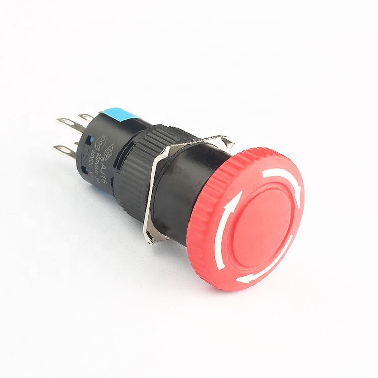 Good quality short actuator shape no locking A termination  push button switch