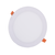Smd Pc Aluminum White 80lm/w New Ceiling High Brightness Led 18w Round Recessed Slim Panel Light