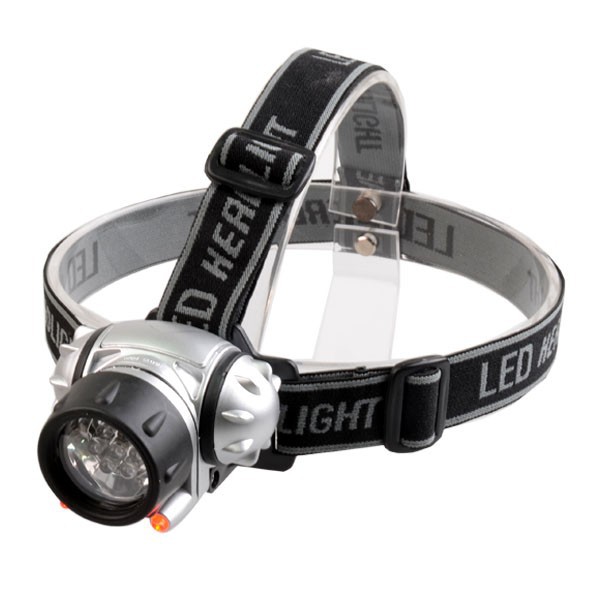 cheaper super-bright 7+2 led headlamp light with adjustable strap