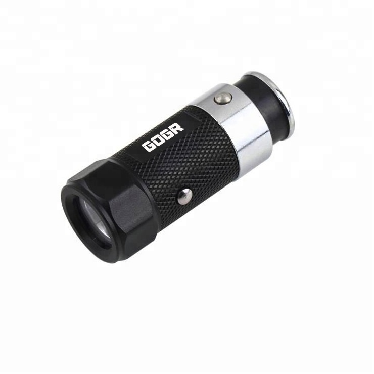 High Quality LED Car Cigarette Lighter Rechargeable Mini Car Emergency Flashlight