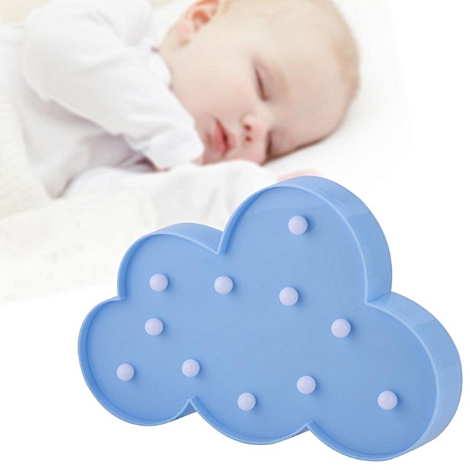 Ningbo Goldmore Led Cloud Figure-Blue Night Lamp Display Room Decoration Wall Lamp Night Light For Baby sleeping