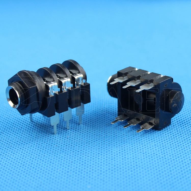 6 Pin Microphone Plug Audio Jack Microphone Headphone Jack 6.3MM Stereo Phone Jack