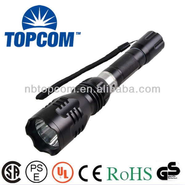 Hid rechargeable hole CE approved electric charge torch light