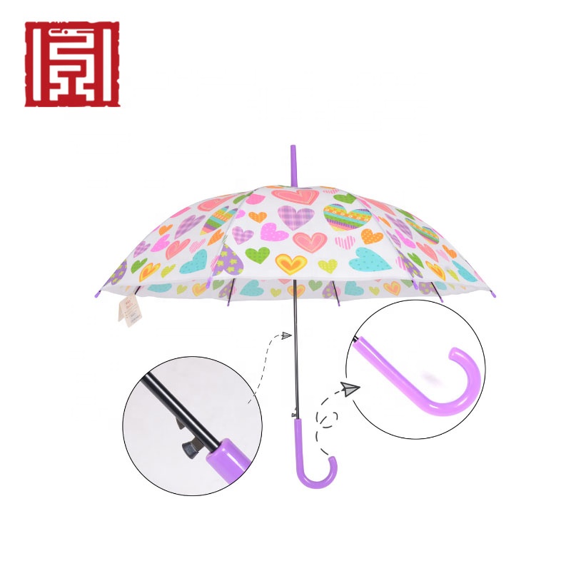 3D Animal Head Clear Rain Kids Led POE Material Full Body Umbrella for Sale