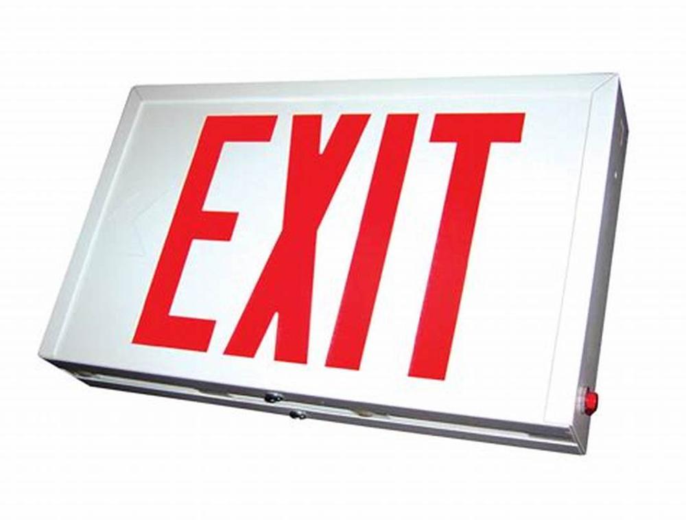 Acrylic Red Green Color Led Exit Sign board safety exit sign lighting box